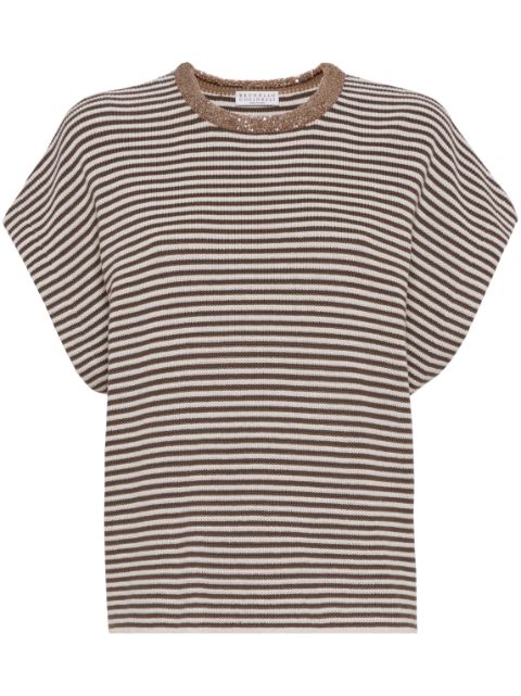 Brunello Cucinelli striped T-shirt