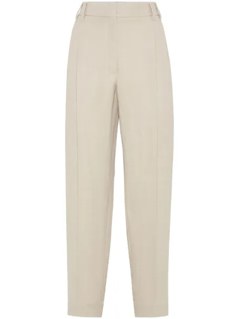 Brunello Cucinelli pantalones holgados de sarga
