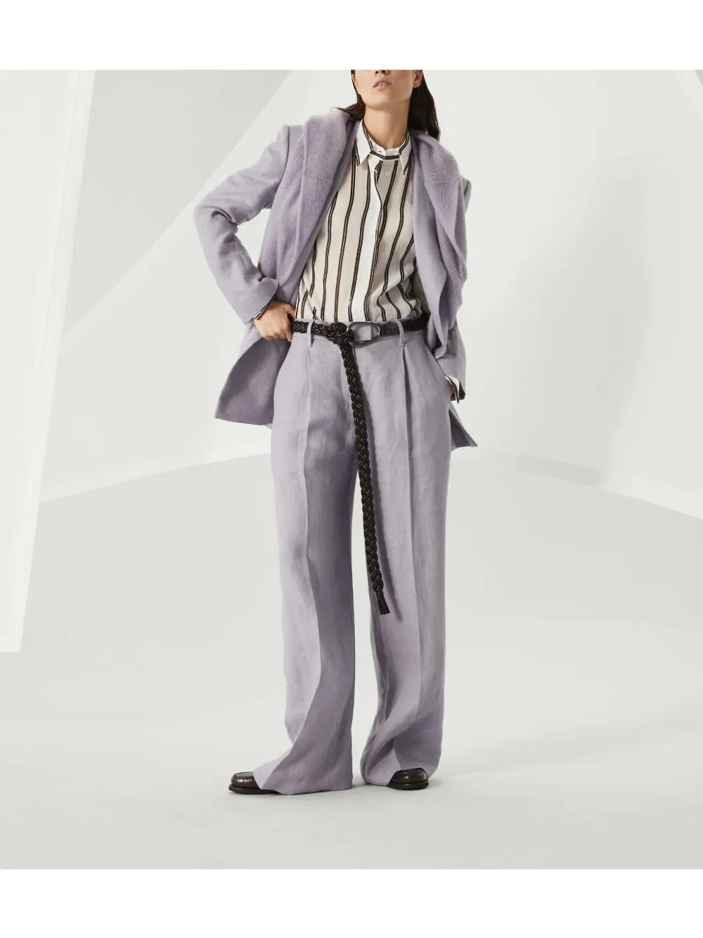 Brunello Cucinelli Blouse met pailletten - Wit