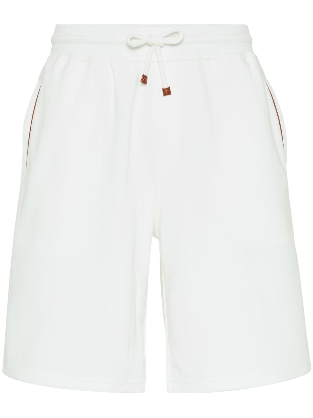 Brunello Cucinelli drawstring shorts - White