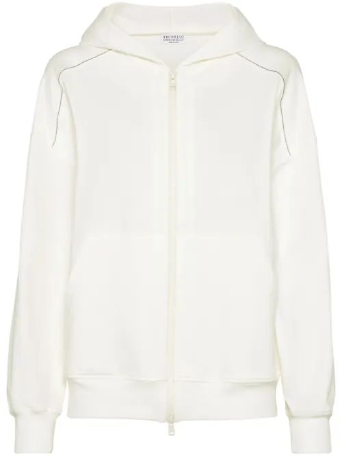 Hoodie à ornements métalliques - Brunello Cucinelli - Modalova