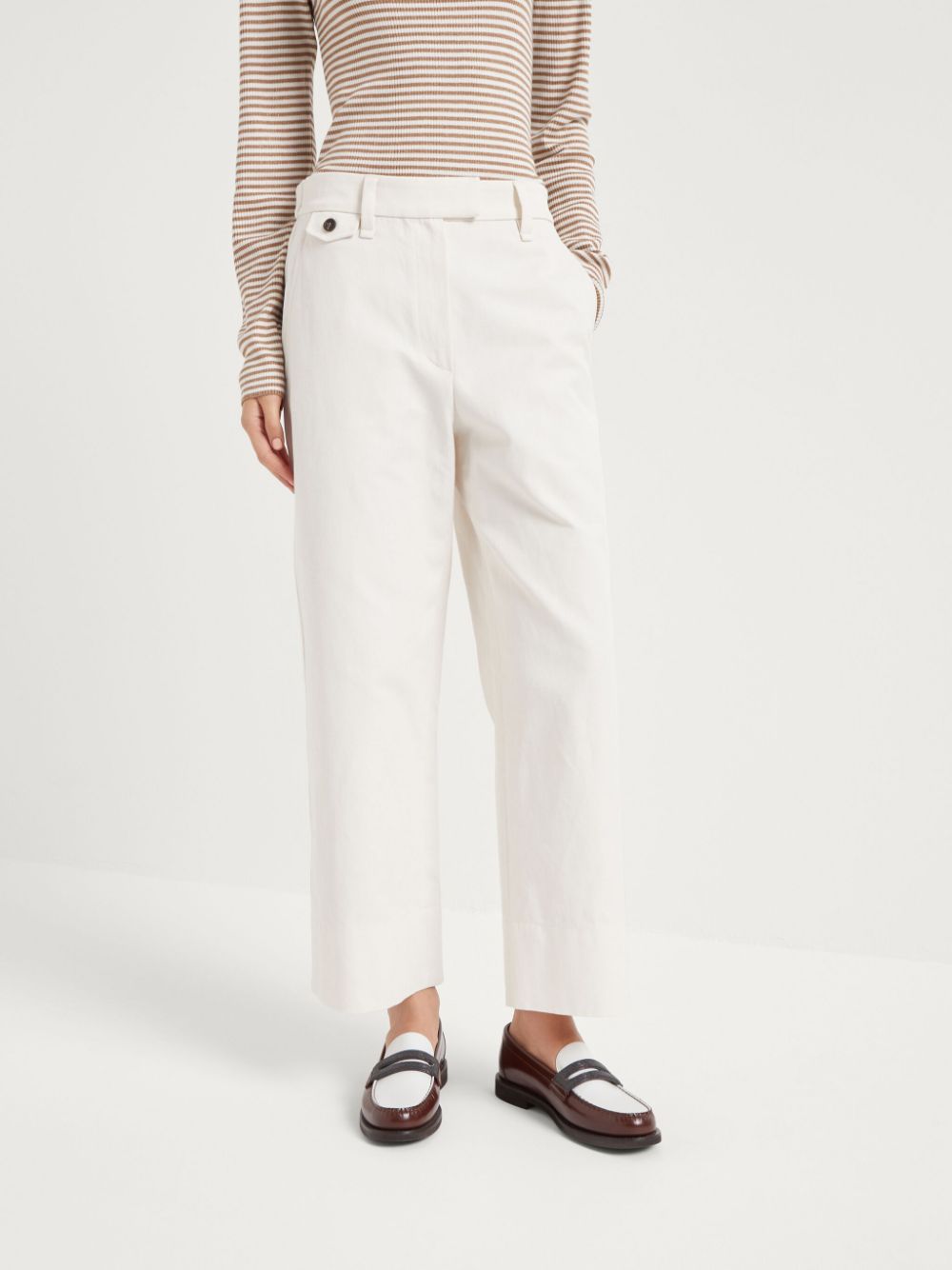 Brunello Cucinelli cropped chino trousers Women