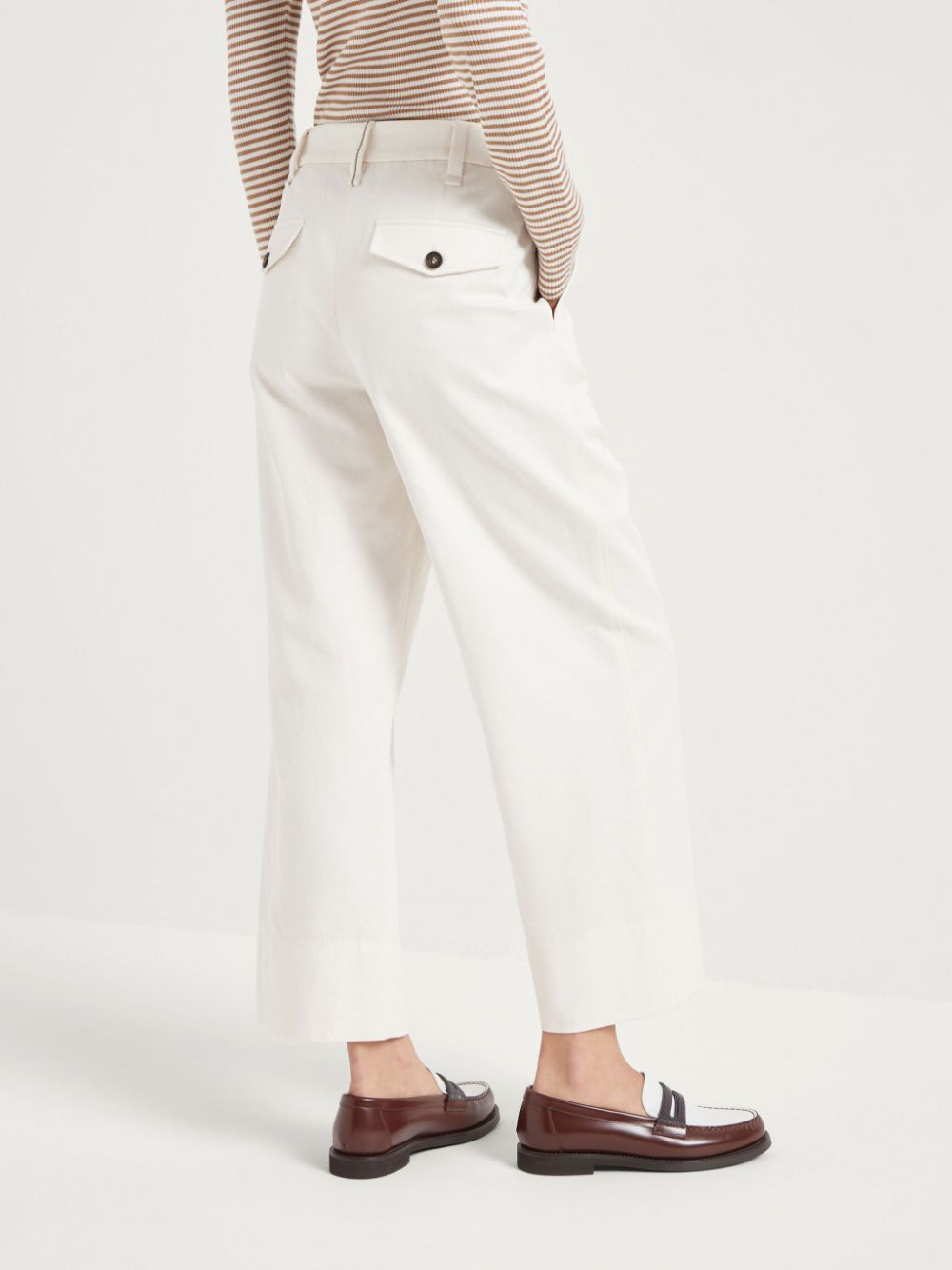 Brunello Cucinelli cropped chino trousers Women