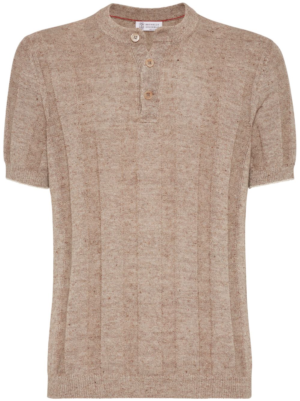 Brunello Cucinelli knitted T-shirt - Neutrals