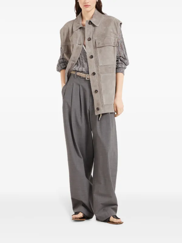 Brunello Cucinelli Dazzling Cardigan | Grey | FARFETCH