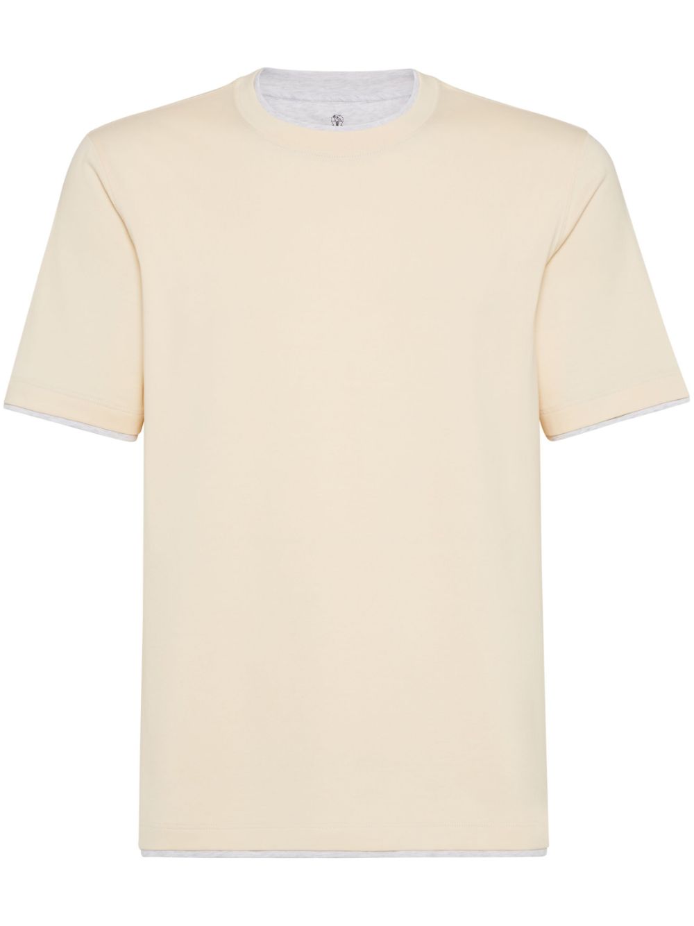 Brunello Cucinelli layered-detail T-shirt - Neutrals