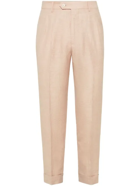 Brunello Cucinelli Prince of Wales-check trousers