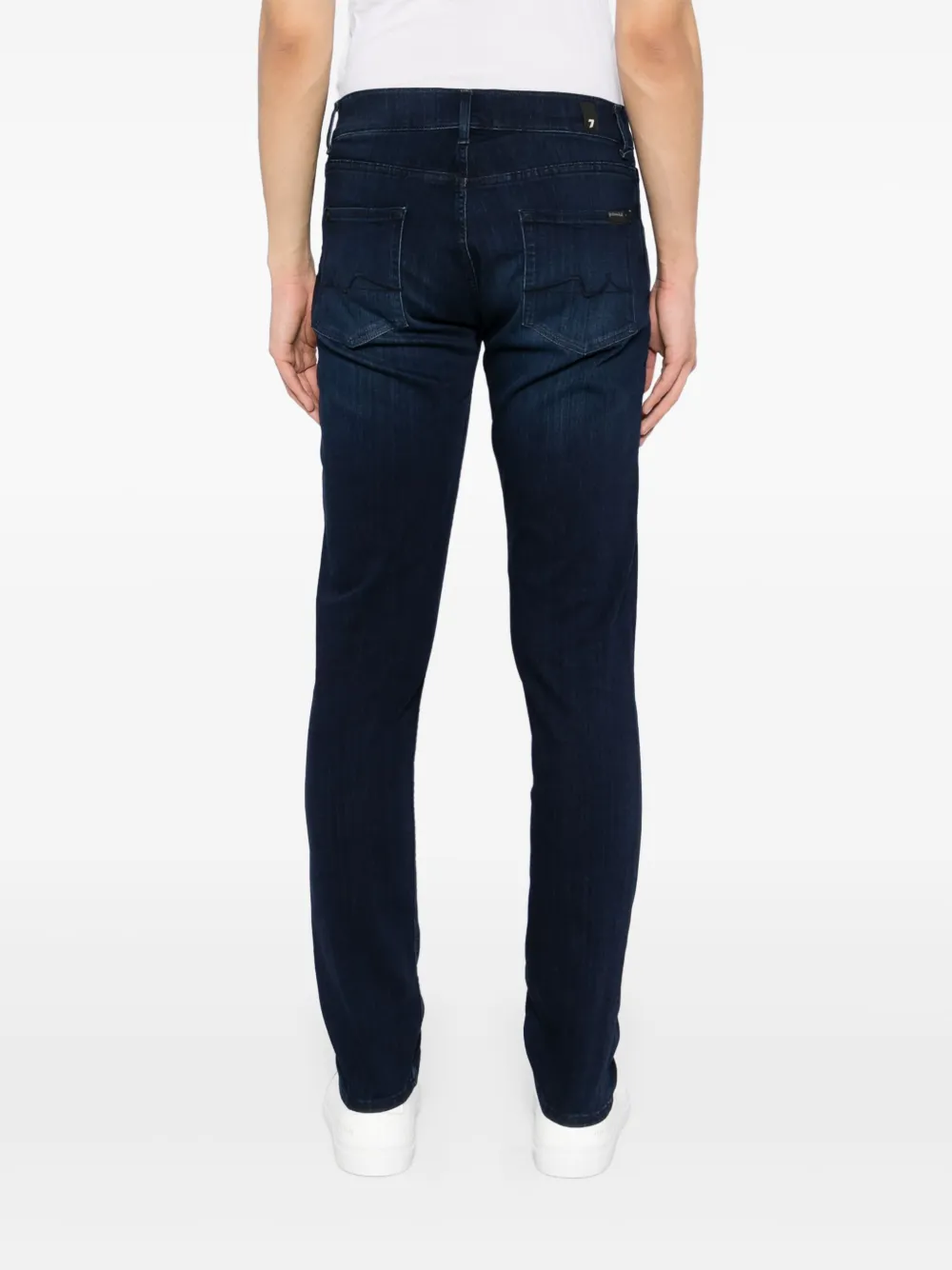 7 For All Mankind Luxe Performance jeans met smalle pijpen Blauw