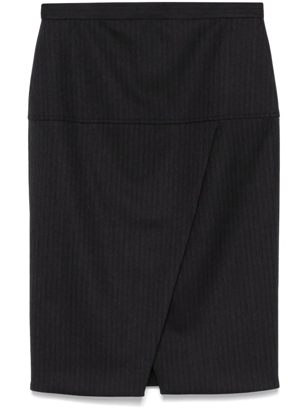 pinstripe skirt