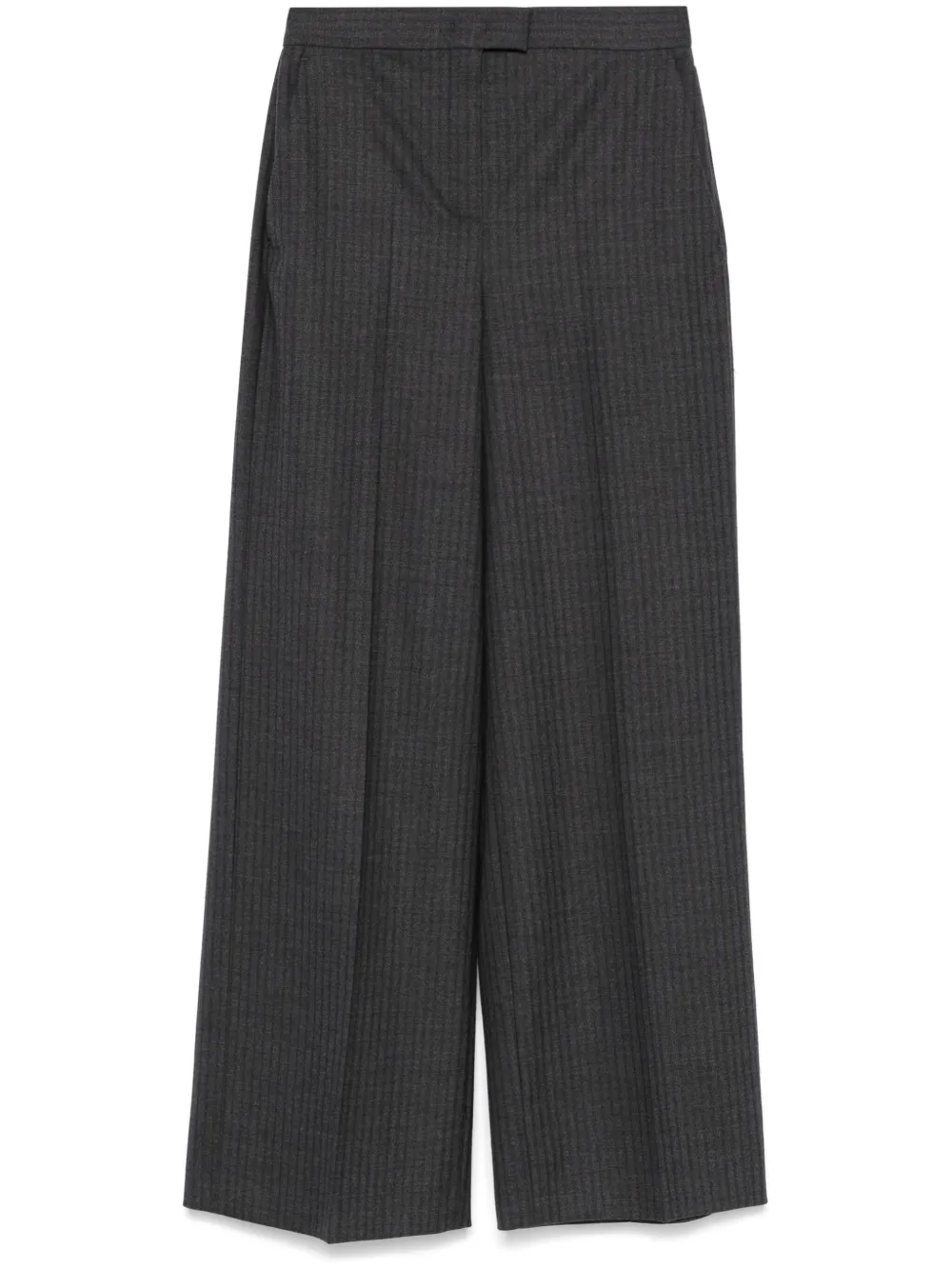 FENDI pinstripe tailored trousers - Grey