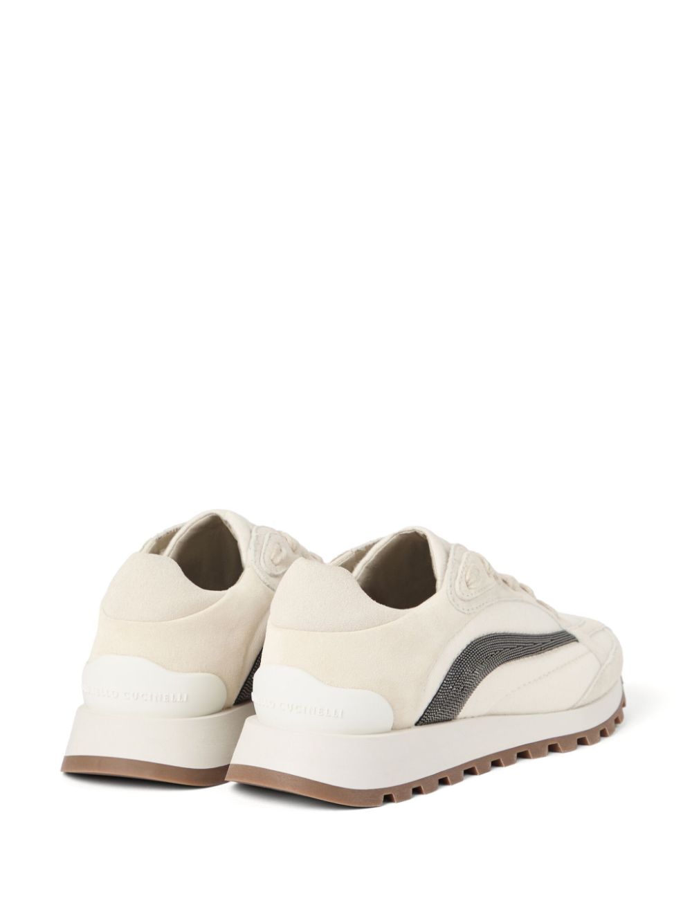 Brunello Cucinelli Leren sneakers Wit