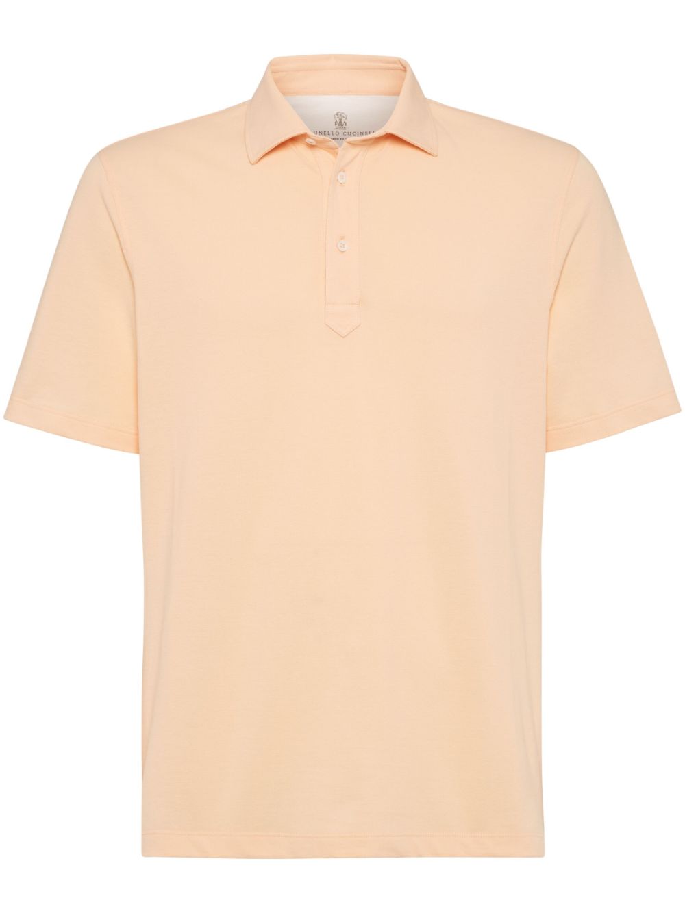 Brunello Cucinelli piqué polo shirt - Orange