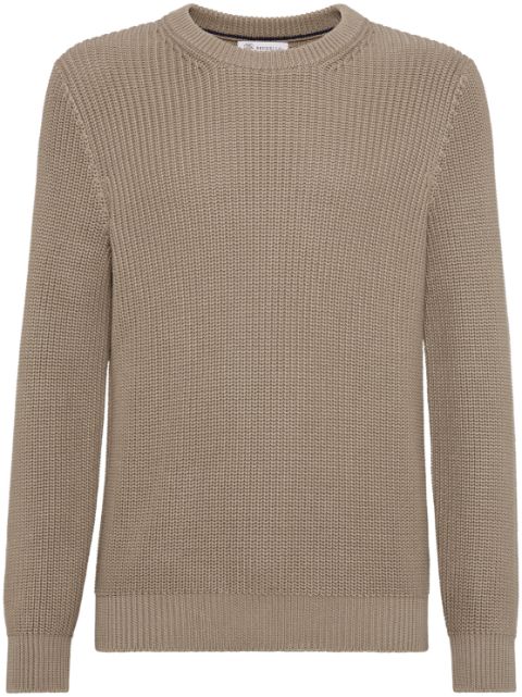 Brunello Cucinelli ribstrikket sweater