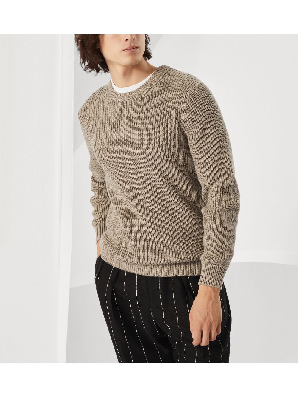 Brunello Cucinelli ribbed-knit sweater Men