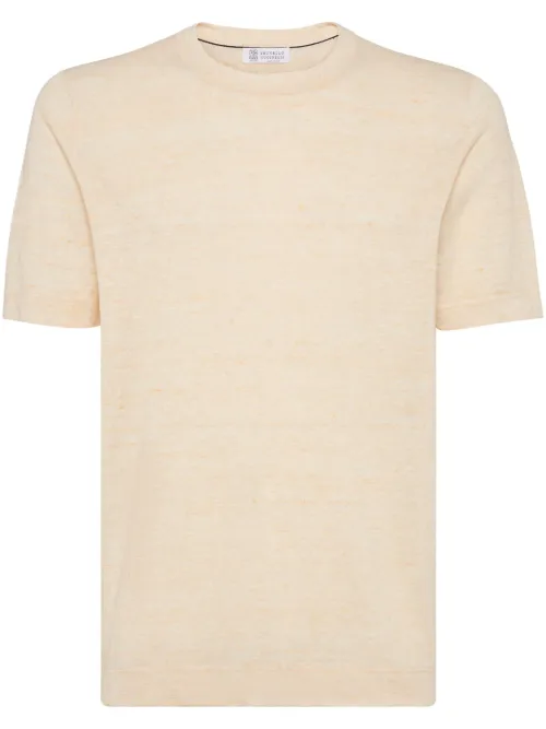 T-shirt en maille fine - Brunello Cucinelli - Modalova