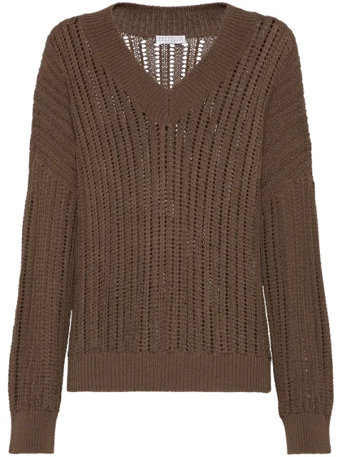 Brunello Cucinelli Monili-embellished jumper