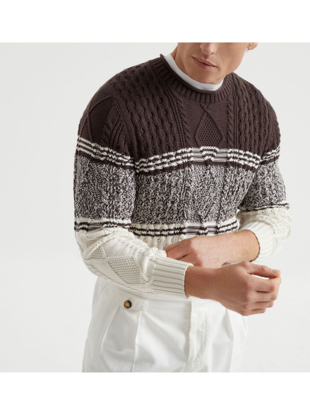 Brunello Cucinelli cable-knit sweater Men