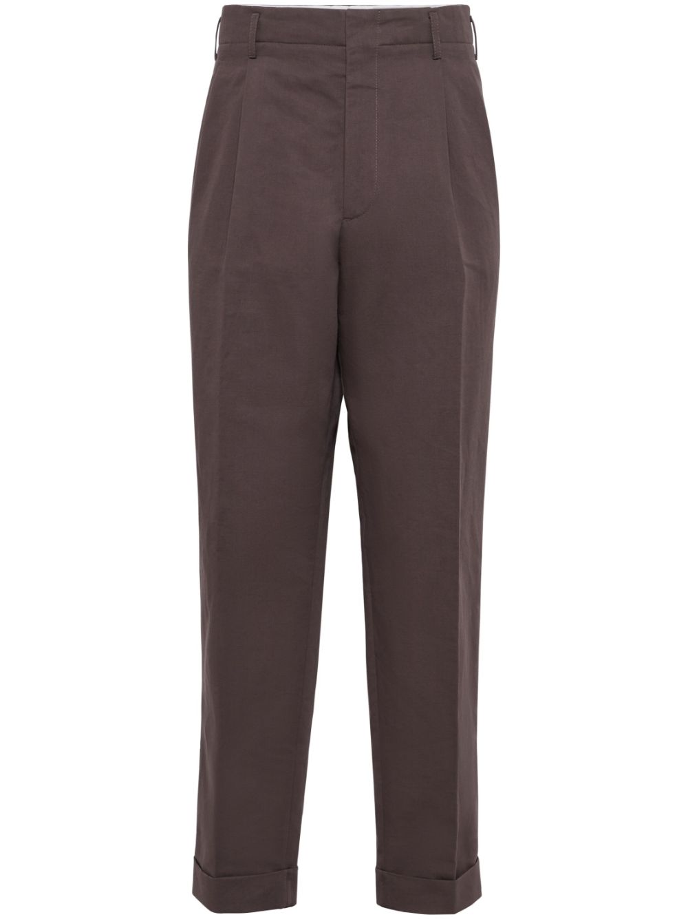 Brunello Cucinelli tapered trousers - Brown