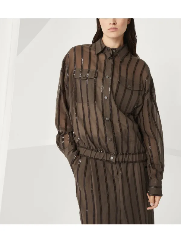 Brunello Cucinelli Dazzling ジャケット | ブラウン | FARFETCH JP Brunello Cucinelli Dazzling ジャケット | ブラウン | FARFETCH JP