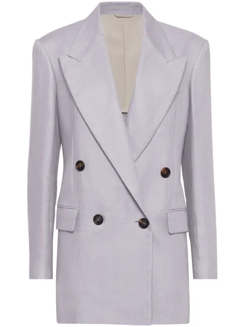 Brunello Cucinelli gabardine blazer