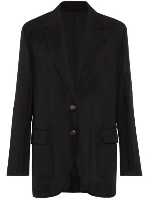 Brunello Cucinelli organza blazer