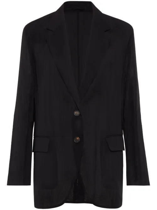 Blazer en organza - Brunello Cucinelli - Modalova