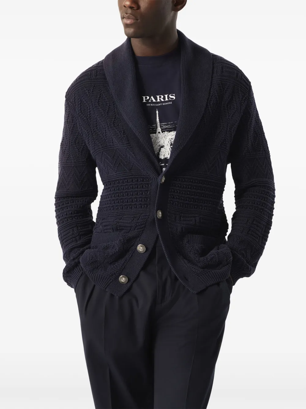 Brunello Cucinelli Katoenen vest Blauw