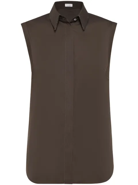 Brunello Cucinelli Monili-trim shirt