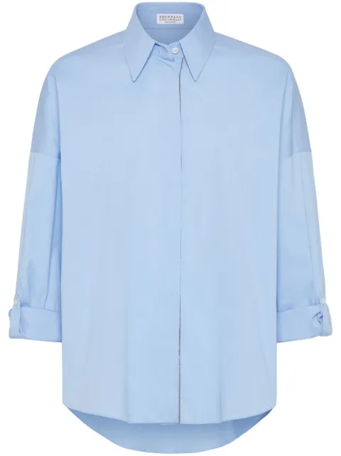 Brunello Cucinelli poplin shirt 