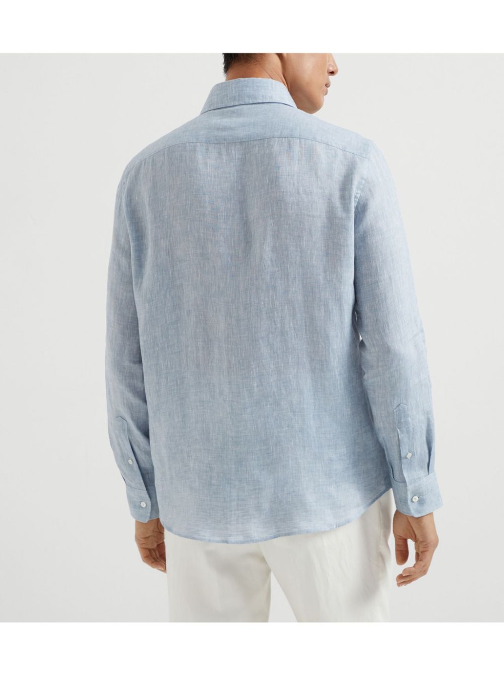 Best discount deals Brunello Cucinelli eco-linen shirt Men