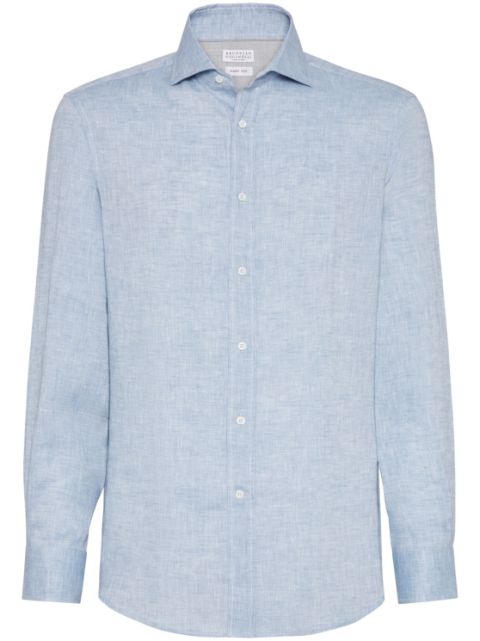 Brunello Cucinelli eco-linen shirt Men