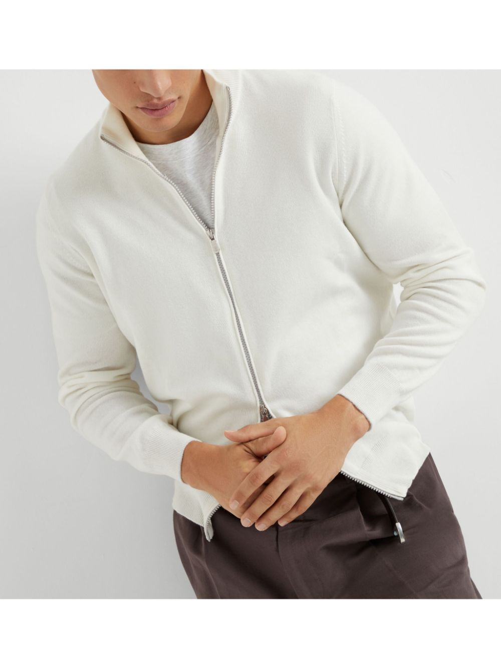 Brunello Cucinelli zip-up cardigan Men