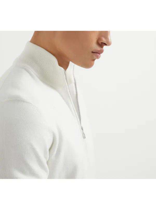 Brunello Cucinelli ジップアップ カーディガン | ホワイト | FARFETCH JP