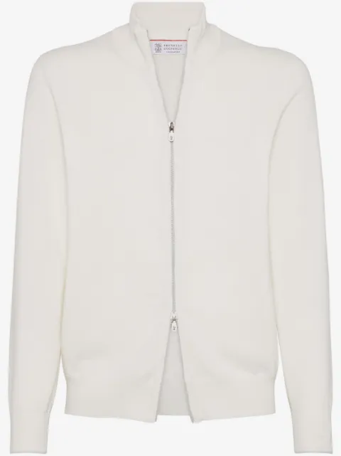 Brunello Cucinelli zip-up cardigan