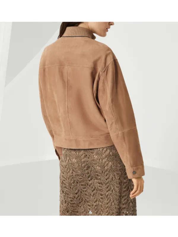 Brunello Cucinelli Couture Suede Jacket | Brown | FARFETCH
