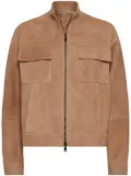 Brunello Cucinelli Couture suede jacket - Brown