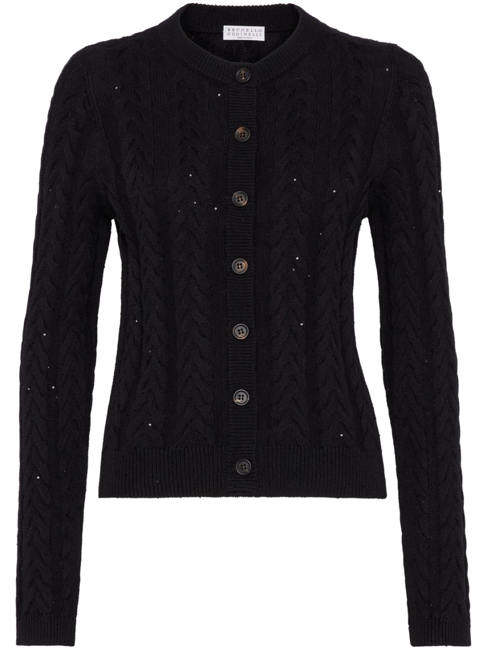 Brunello Cucinelli Dazzling cardigan - Black