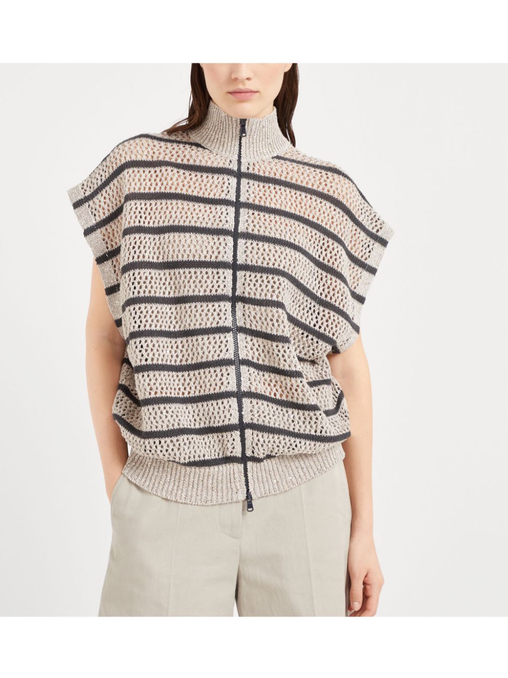 Brunello Cucinelli striped cardigan Women