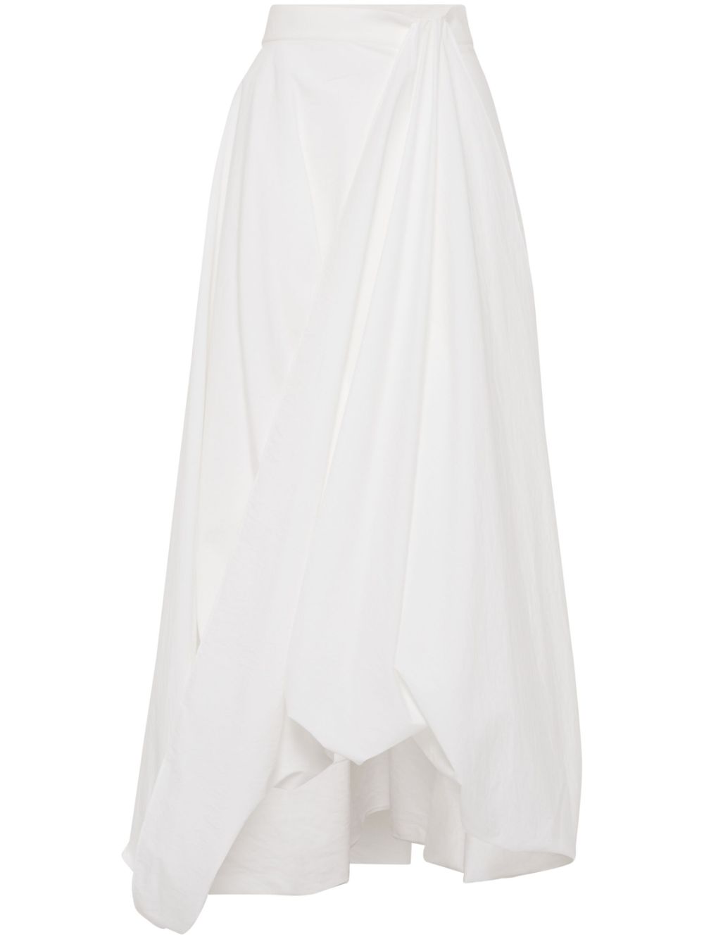 Brunello Cucinelli bubble-hem skirt - White