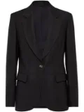 Brunello Cucinelli Monili-detail twill blazer - Black
