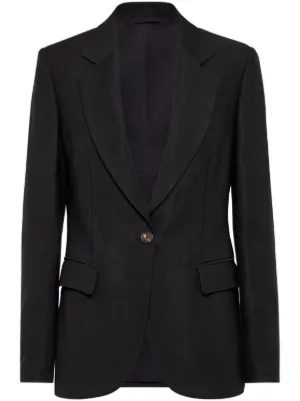 アウターその他 BRUNELLO CUCINELLI Woman Blazer Black MH1267332 C101 BRUNELLO CUCINELLI: Jacket woman - Black | Brunello