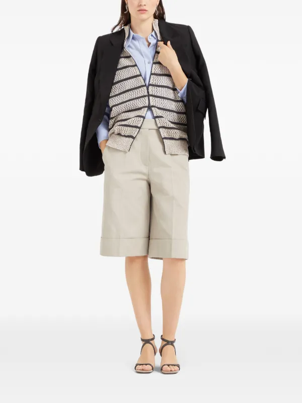 Brunello Cucinelli モニーレディテール ジャケット | ブラック 