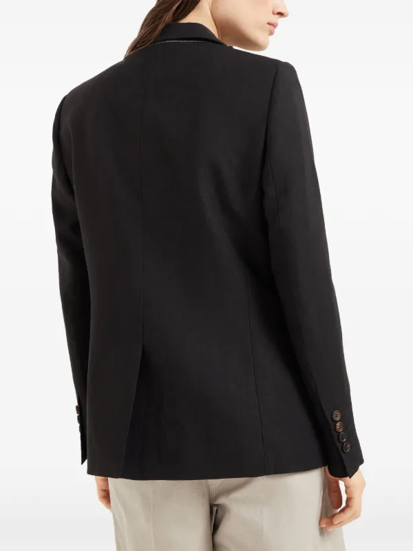 Brunello Cucinelli モニーレディテール ジャケット | ブラック 