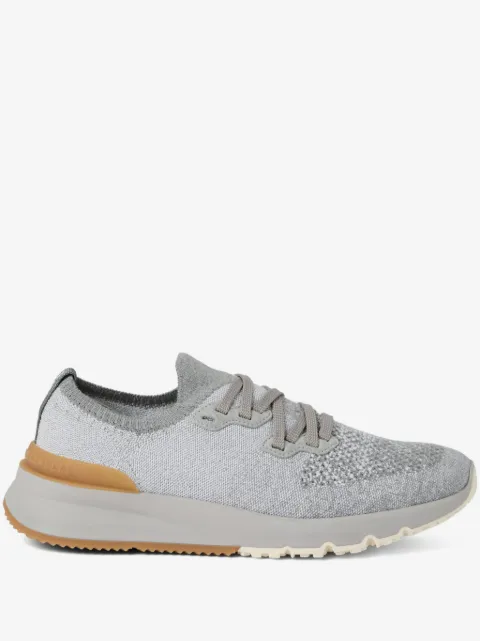 Brunello Cucinelli knitted sneakers