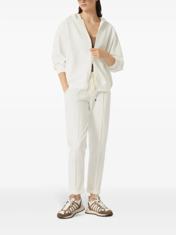 パンツ BRUNELLO CUCINELLI Women Straight Pants MH827FB799 C600 Whit BRUNELLO CUCINELLI: Pants woman - Natural | Brunello