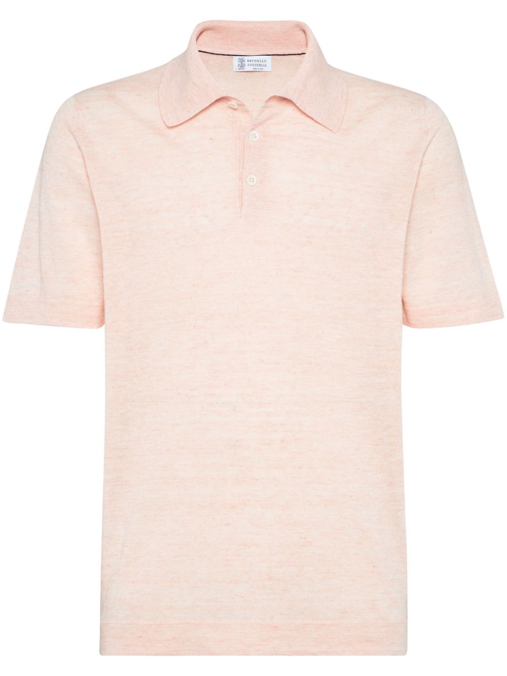 Brunello Cucinelli fine-knit polo shirt - Pink