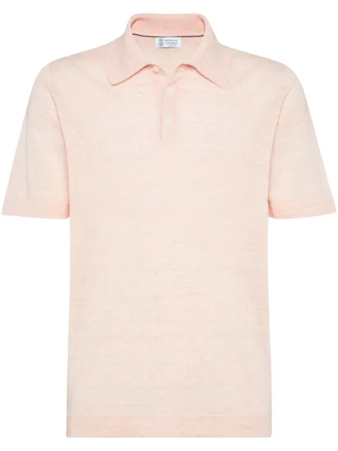 Brunello Cucinelli fine-knit polo shirt