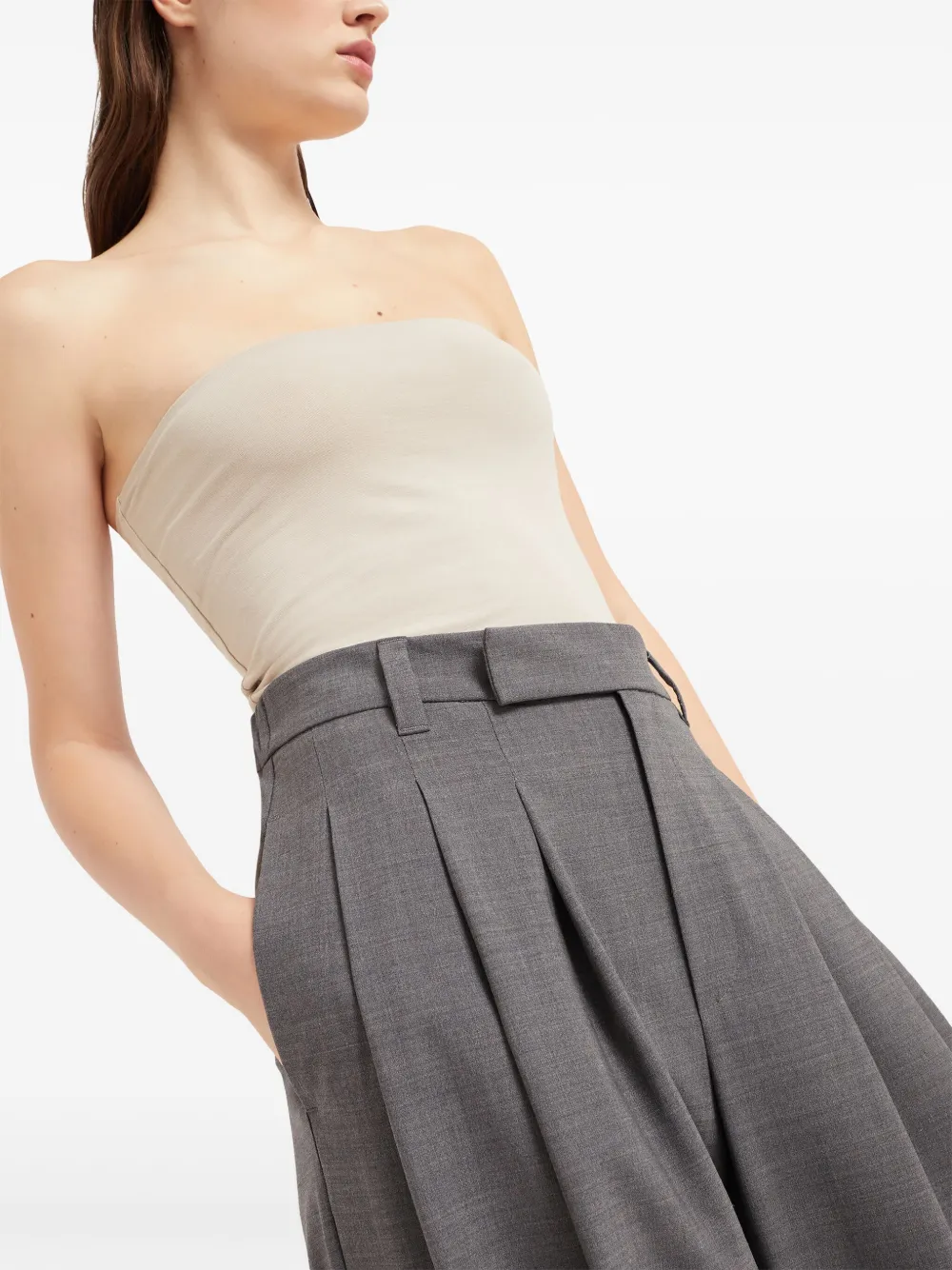 Brunello Cucinelli Sartorial Baggy broek Grijs