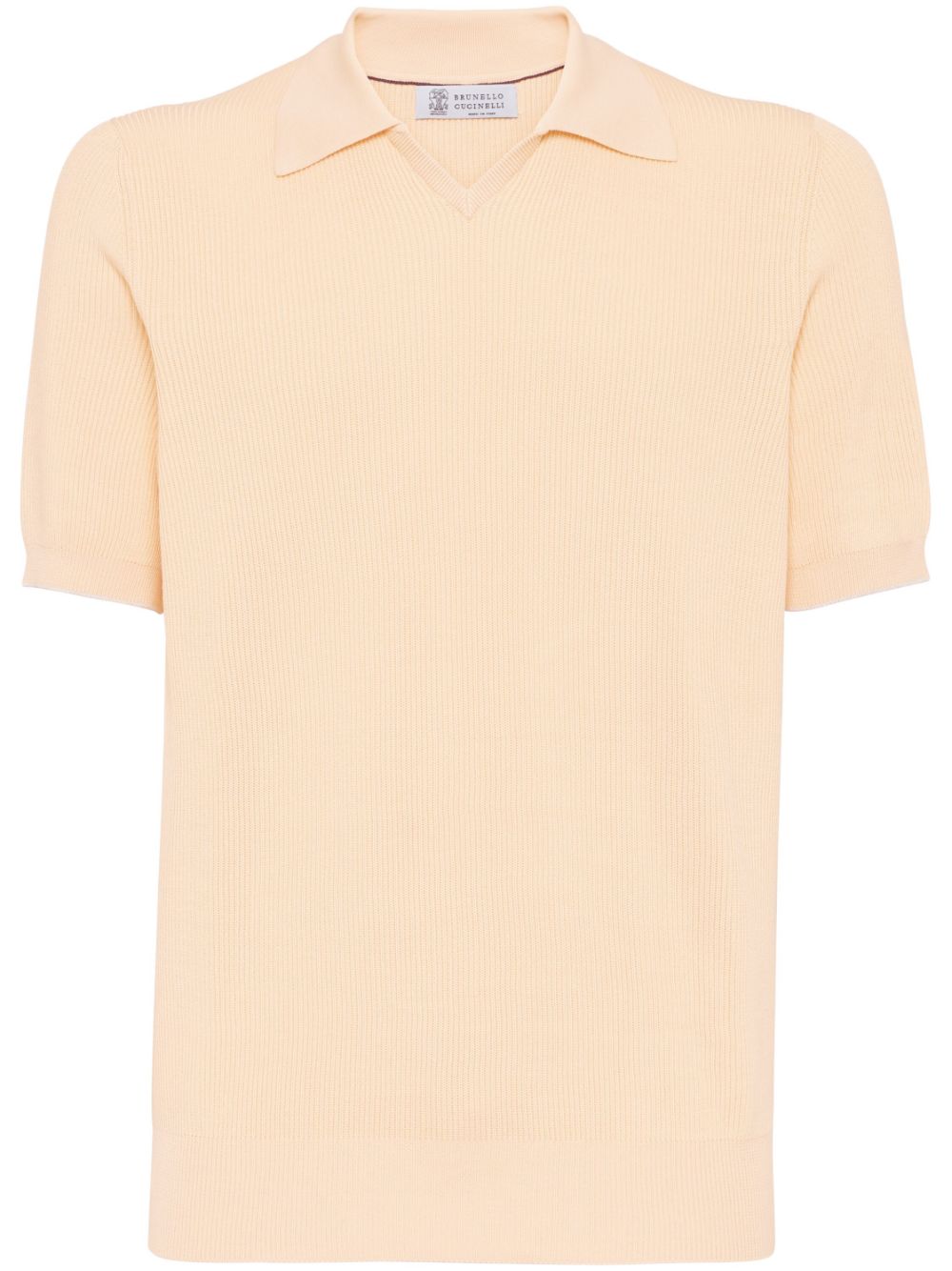 Brunello Cucinelli knitted polo shirt - Neutrals