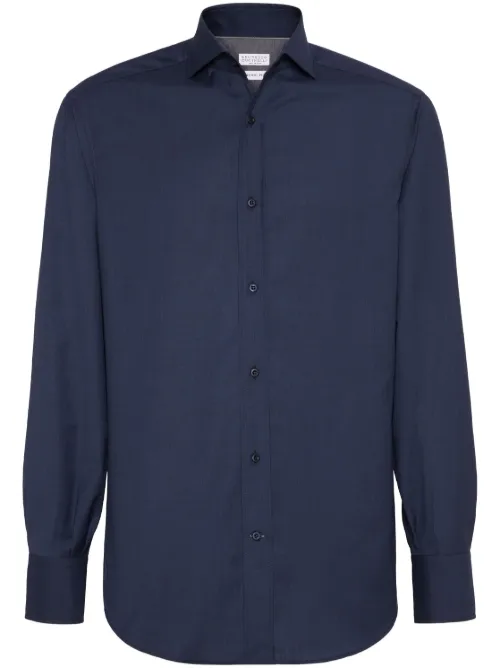 Chemise en laine vierge - Brunello Cucinelli - Modalova